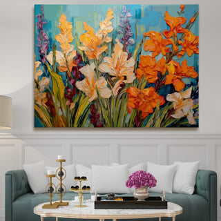 PAPER PLANE DESIGN Canvas Floral Wall Art: A Symphony of Nature's Elegance Large Size Canvas Framed Paintings For Living Room, Office, Home Decor. (FLWA06) - Khirki.in