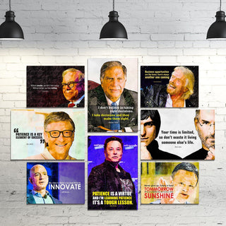 Framed Motivational Posters Quotes Large Size for Gym (MTWAT034).