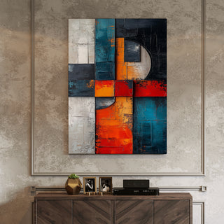 Architect of Chaos Wall Art Painting, HD Canvas Print, Framed, Ready to Hang. (ABWA193)