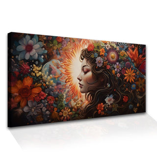 Boho Chic Wall Art Painting, HD Canvas Print, Framed, Ready to Hang. (BOWA10)