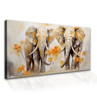 Amazing Wildlife Wall Art. Large Canvas Framed Digital Reprints of Jungle, Wildlife, Animals and Birds. Ready To Hang. Size:  24 Inch x 48 Inch (WBWA38) - Khirki.in