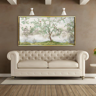 Amazing Wildlife Wall Art. Large Canvas Paintings. Framed Digital Reprints of Jungle, Wildlife, Animals and Birds 24 Inch x 48 Inch (WBWA20) - Khirki.in