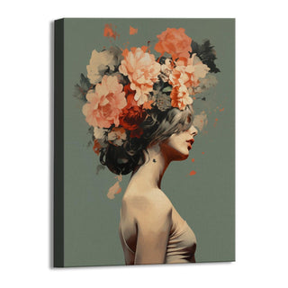 Boho Chic Wall Art Painting, HD Canvas Print, Framed, Ready to Hang. (BOWA13)