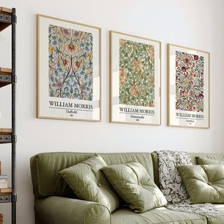 Gallery Wall Set of 3 European Vintage Frames Museum Art. (GWS03WA01)