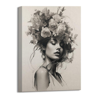 Boho Chic Wall Art Painting, HD Canvas Print, Framed, Ready to Hang. (BOWA14)