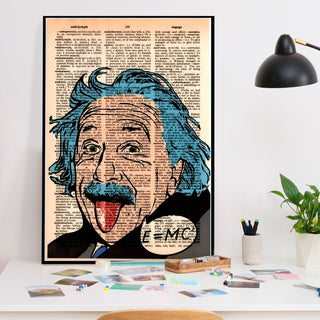 Graffiti Science Icon Wall Art Painting, HD Canvas Print, Framed, Ready to Hang. (POMWA313)