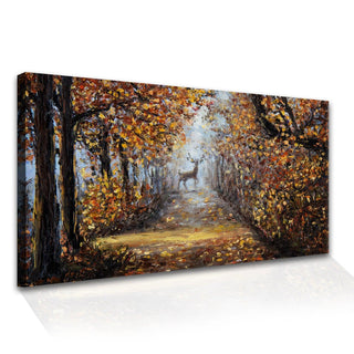 Amazing Wildlife Wall Art. Large Canvas Framed Digital Reprints of Jungle, Wildlife, Animals and Birds. Ready To Hang. Size:  24 Inch x 48 Inch (WBWA39) - Khirki.in