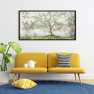 Amazing Wildlife Wall Art. Large Canvas Paintings. Framed Digital Reprints of Jungle, Wildlife, Animals and Birds 24 Inch x 48 Inch (WBWA20) - Khirki.in