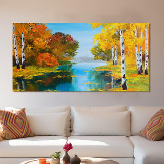 Amazing Wildlife Wall Art. Large Canvas Paintings. Framed Digital Reprints of Jungle, Wildlife, Animals and Birds 24 Inch x 48 Inch(WBWA04) - Khirki.in