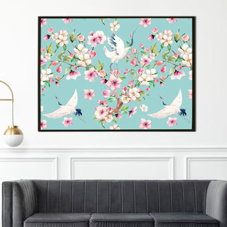 PAPER PLANE DESIGN Canvas Floral Wall Art: A Symphony of Nature's Elegance Large Size Canvas Framed Paintings For Living Room, Office, Home Decor. (FLWA14) - Khirki.in