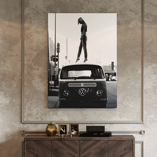 Freedom on Wheels Wall Art Painting, HD Canvas Print, Framed, Ready to Hang. (VINWA141)