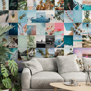 Tropical Escape – Beach Collage Wallpaper Mural (PATCH026)