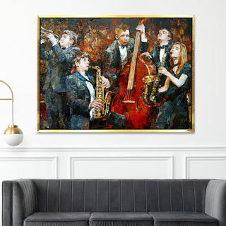 Framed Abstract Oil Pastel Style Wall Art Painting For Home and Hotels Wall Decoration (ABWA06) - Khirki.in