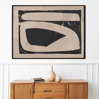 Framed Canvas Digital Abstract Modern Art Wall Painting For Home and Hotels Wall Decoration. Digital Reprint (ABWA17) - Khirki.in