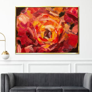 PAPER PLANE DESIGN Canvas Floral Wall Art: A Symphony of Nature's Elegance Large Size Canvas Framed Paintings For Living Room, Office, Home Decor. (FLWA18) - Khirki.in