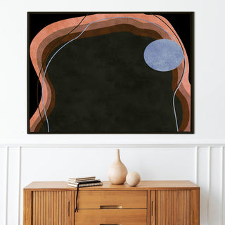 Framed Canvas Digital Abstract Modern Art Wall Painting For Home and Hotels Wall Decoration. Digital Reprint (ABWA20) - Khirki.in