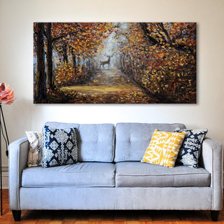 Amazing Wildlife Wall Art. Large Canvas Framed Digital Reprints of Jungle, Wildlife, Animals and Birds. Ready To Hang. Size:  24 Inch x 48 Inch (WBWA39) - Khirki.in
