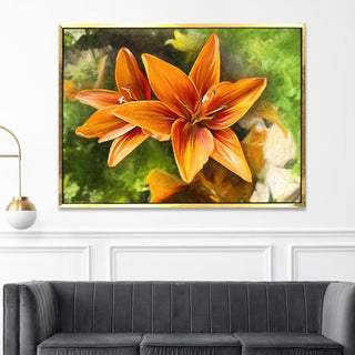 PAPER PLANE DESIGN Canvas Floral Wall Art: A Symphony of Nature's Elegance Large Size Canvas Framed Paintings For Living Room, Office, Home Decor. (FLWA09) - Khirki.in