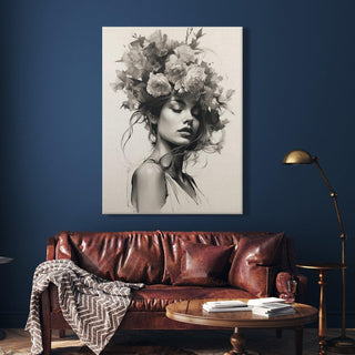 Boho Chic Wall Art Painting, HD Canvas Print, Framed, Ready to Hang. (BOWA14)