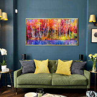 Amazing Wildlife Wall Art. Large Canvas Paintings. Framed Digital Reprints of Jungle, Wildlife, Animals and Birds 24 Inch x 48 Inch(WBWA01) - Khirki.in