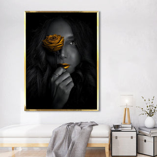 Abstract Modern Art Wall Painting, HD Canvas Print, Framed, Ready to Hang. (MAWA042)
