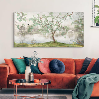 Amazing Wildlife Wall Art. Large Canvas Paintings. Framed Digital Reprints of Jungle, Wildlife, Animals and Birds 24 Inch x 48 Inch (WBWA20) - Khirki.in