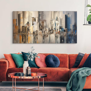 Landscapes Abstract Modern Art Large Canvas Paintings. Framed Digital Reprints of Famous and Vibrant Artwork (LDWA05) - Khirki.in