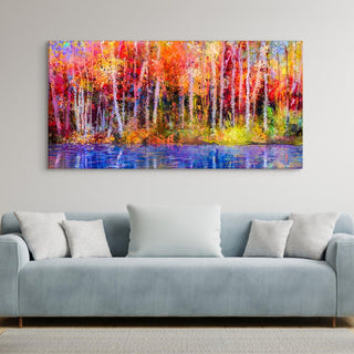 Amazing Wildlife Wall Art. Large Canvas Paintings. Framed Digital Reprints of Jungle, Wildlife, Animals and Birds 24 Inch x 48 Inch(WBWA01) - Khirki.in