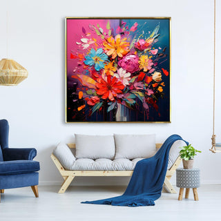 A Symphony of Nature's Elegance, HD Canvas Print, Framed, Ready to Hang. (FLWA28).