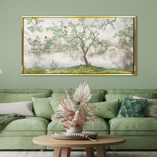 Amazing Wildlife Wall Art. Large Canvas Paintings. Framed Digital Reprints of Jungle, Wildlife, Animals and Birds 24 Inch x 48 Inch (WBWA20) - Khirki.in