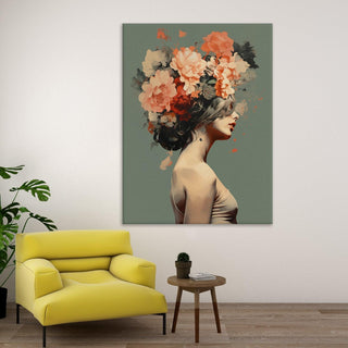Boho Chic Wall Art Painting, HD Canvas Print, Framed, Ready to Hang. (BOWA13)