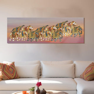 Large Wildlife Canvas Wall Art Painting for Living Room, Home, and Office (WBWA83).