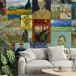The Van Gogh Collage – Masterpieces Wall Mural (PATCH025)