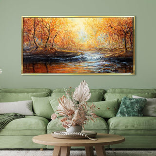 Amazing Wildlife Wall Art. Large Canvas Paintings. Framed Digital Reprints of Jungle, Wildlife, Animals and Birds 24 Inch x 48 Inch (WBWA09) - Khirki.in