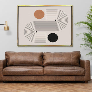 Framed Canvas Digital Abstract Modern Art Wall Painting For Home and Hotels Wall Decoration. Digital Reprint (ABWA19) - Khirki.in