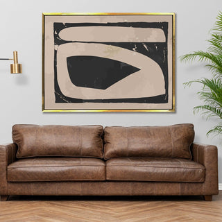 Framed Canvas Digital Abstract Modern Art Wall Painting For Home and Hotels Wall Decoration. Digital Reprint (ABWA17) - Khirki.in
