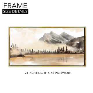 Amazing Wildlife Wall Art. Large Canvas Paintings. Framed Digital Reprints of Jungle, Wildlife, Animals and Birds 24 Inch x 48 Inch (WBWA23) - Khirki.in