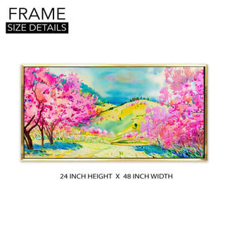 Amazing Wildlife Wall Art. Large Canvas Paintings. Framed Digital Reprints of Jungle, Wildlife, Animals and Birds 24 Inch x 48 Inch (WBWA07) - Khirki.in