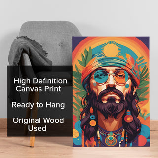 The Mystic Wanderer Wall Art Painting, HD Canvas Print, Framed, Ready to Hang. (POMWA264)