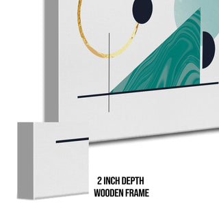 Framed Canvas Digital Abstract Modern Art Wall Painting For Home and Hotels Wall Decoration. Digital Reprint (ABWA15) - Khirki.in