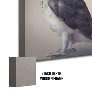 Elegant Owl in Top Hat HD Print Canvas Wall Art. Ready to Hang (POWA58)