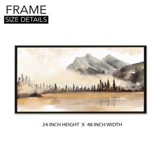 Amazing Wildlife Wall Art. Large Canvas Paintings. Framed Digital Reprints of Jungle, Wildlife, Animals and Birds 24 Inch x 48 Inch (WBWA23) - Khirki.in