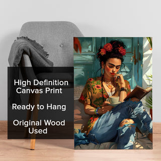 Boho Soul & Sunshine Wall Art Painting, HD Canvas Print, Framed, Ready to Hang. (POMWA250)