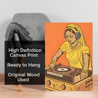 Desi Decks Wall Art Painting, HD Canvas Print, Framed, Ready to Hang. (POMWA249)