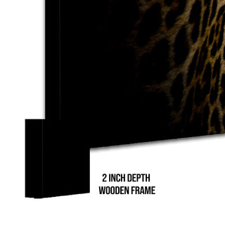 Amazing Wildlife Wall Art. Large Canvas Framed Digital Reprints of Jungle, Wildlife, Animals and Birds. Ready To Hang. Size:  24 Inch x 48 Inch (WBWA40) - Khirki.in