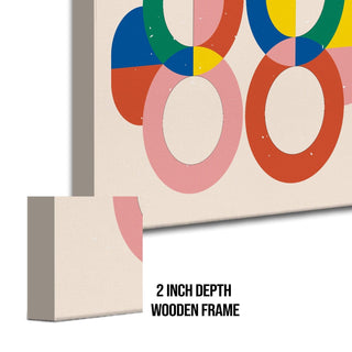 Framed Abstract Oil Pastel Style Wall Art Painting For Home and Hotels Wall Decoration (ABWA14) - Khirki.in