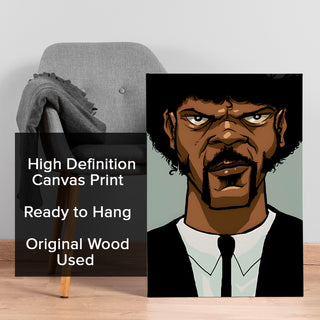 Pulp Vibe – Bold Cartoon-Style Wall Art Painting, HD Canvas Print, Framed, Ready to Hang. (POMWA317)
