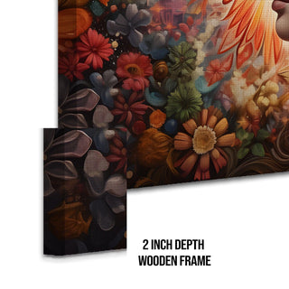 Boho Chic Wall Art Painting, HD Canvas Print, Framed, Ready to Hang. (BOWA10)