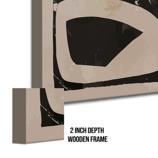 Framed Canvas Digital Abstract Modern Art Wall Painting For Home and Hotels Wall Decoration. Digital Reprint (ABWA17) - Khirki.in