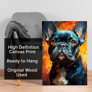 Neon Champion Wall Art Painting, HD Canvas Print, Framed, Ready to Hang. (POWA13)